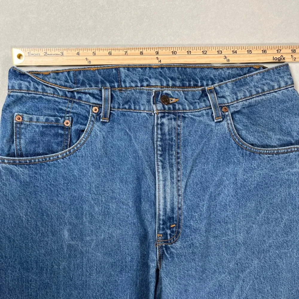 Levis 560 Loose Fit Jeans Men 38x30 (Fit 35x32) Blue Tapered Leg Vintage 90s USA